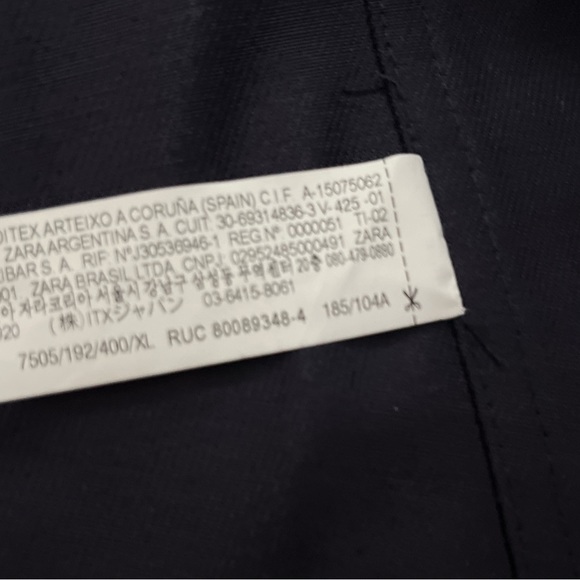 NWT - Zara x Javier S. Medina Men’s 3 Pockets Jacket - Made in Portugal - XL - Picture 11 of 11